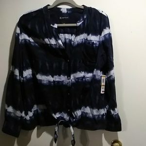 INC Brand New Top 16W (Navy/White)